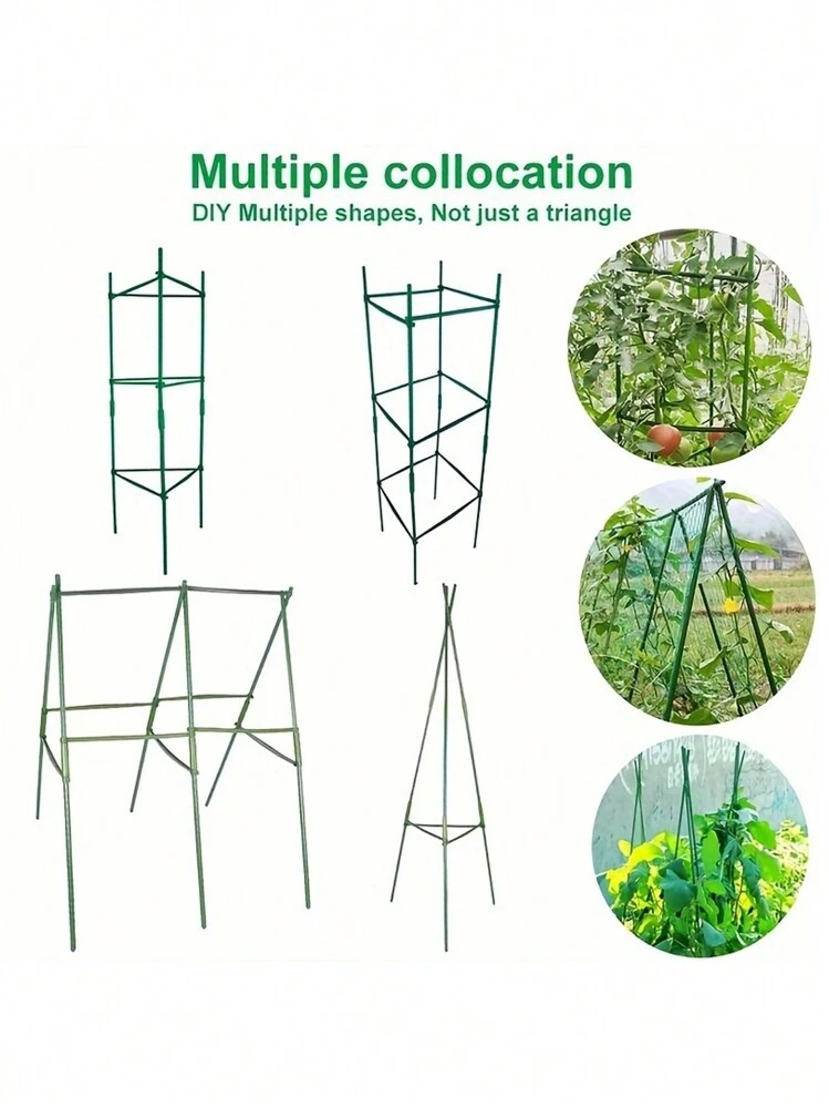 1 confezione di gabbie di supporto per pomodori, traliccio regolabile per pomodori fino a 120 cm per giardino e vasi, piccole gabbie per piante | Leroy Merlin