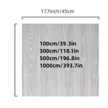 1 卷 10 米灰色木纹自粘壁纸棕色用于 DIY 防水防油贴纸适用于厨房易于打理可移除接触纸用于橱柜桌面柜门家具翻新卧室客厅餐厅学校宿舍墙面家居装饰墙贴易于安装剥离粘贴可随意裁剪17.7 英寸 X 393.3/196./118.1/39.3 英寸 - 灰色 - 查看 2