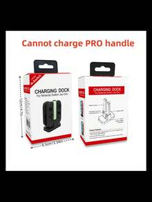 Gamepad Charging Dock Stand With Led Lighting Compatible With Switch Joy-Con Controllers, Includes A Pro Controller Charging Cable And 4 Joy Con Grips - Switch Handle Charger - View 14