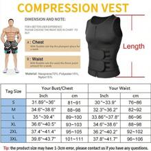 Sports Outdoor Sauna Vest For Men With Waist Trainer Neoprene Sauna Sweat Suit Slimming Shirt Workout Tank Top Body Shaper Fitness Shapewear Waist Trainer Corset Gym Accessories For Belly Slimming Girdles, Lumbar Girdles For Belly Slimming Corset