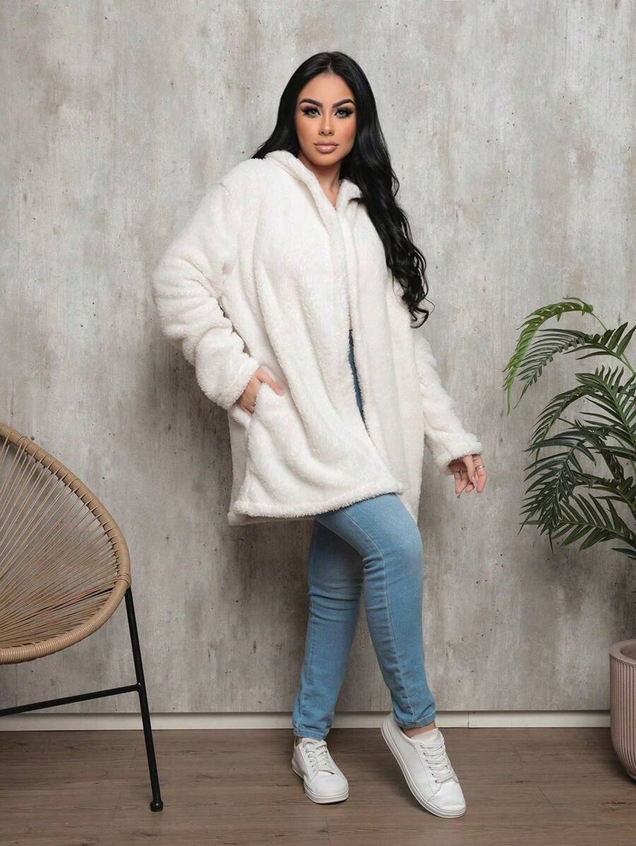 Women Coats - White - View 1