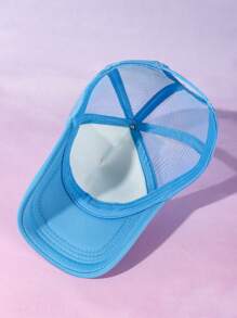 1 pezzo nuovo arrivo unisex "Show" lettera stampa cappello da sole traspirante in rete per autisti di camion, berretto da baseball, adatto per feste e uso quotidiano casual