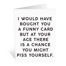 1 Pc Funny Birthday Card For Friend, 50th 60th 70th 80th 90th Birthday Card, Humorous Birthday Card For Men, Best Friend Birthday Card, Personalised Birthday Card - Multicolor - View 4