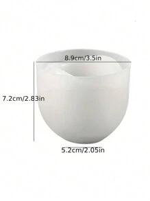 用于制作蛋壳形烛台、储物盒、多肉植物花盆、混凝土、石膏、树脂工艺品、家居装饰的 DIY 硅胶模具 - 白色矽膠模具 - 查看 2