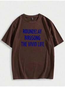 Men T-Shirts - 棕色 - 查看 1