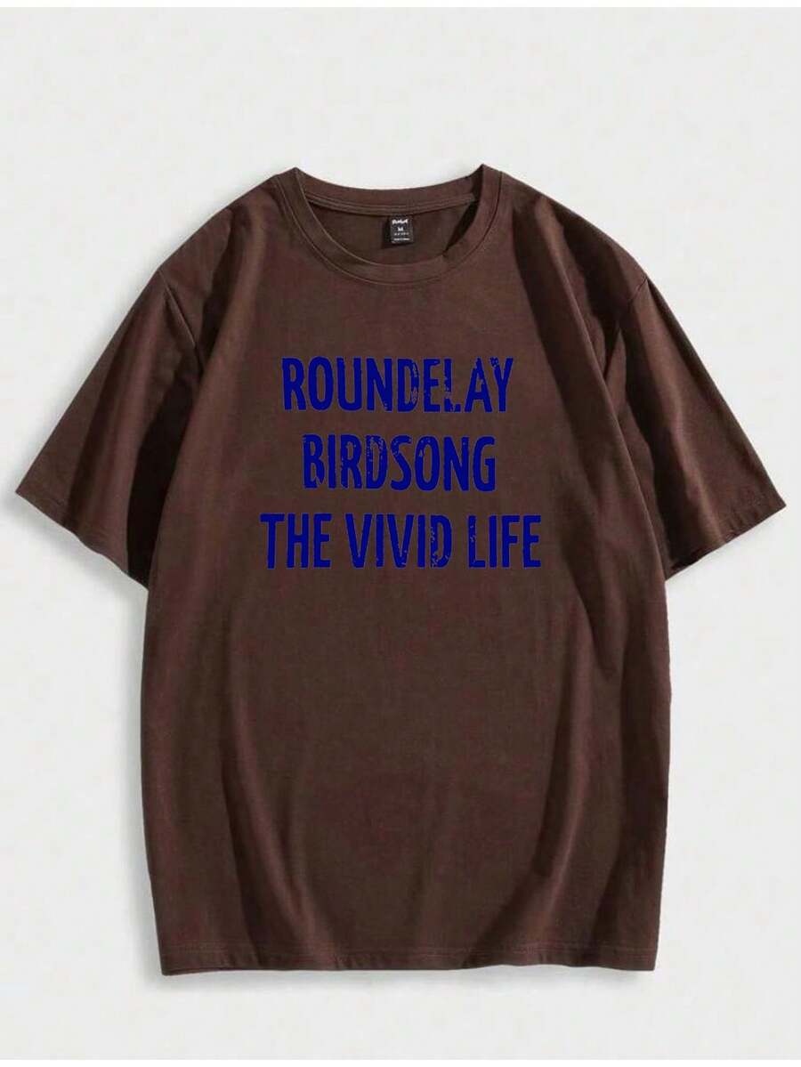 Men T-Shirts - 棕色 - 查看 1