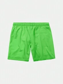 Men Shorts - 綠色 - 查看 2