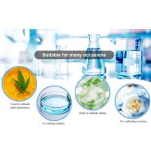 20入組90mm塑膠培養皿連蓋，無菌細菌培養皿，實驗室植物細胞組織培養皿，教學用培養皿，實驗室配件高級細胞組織培養皿