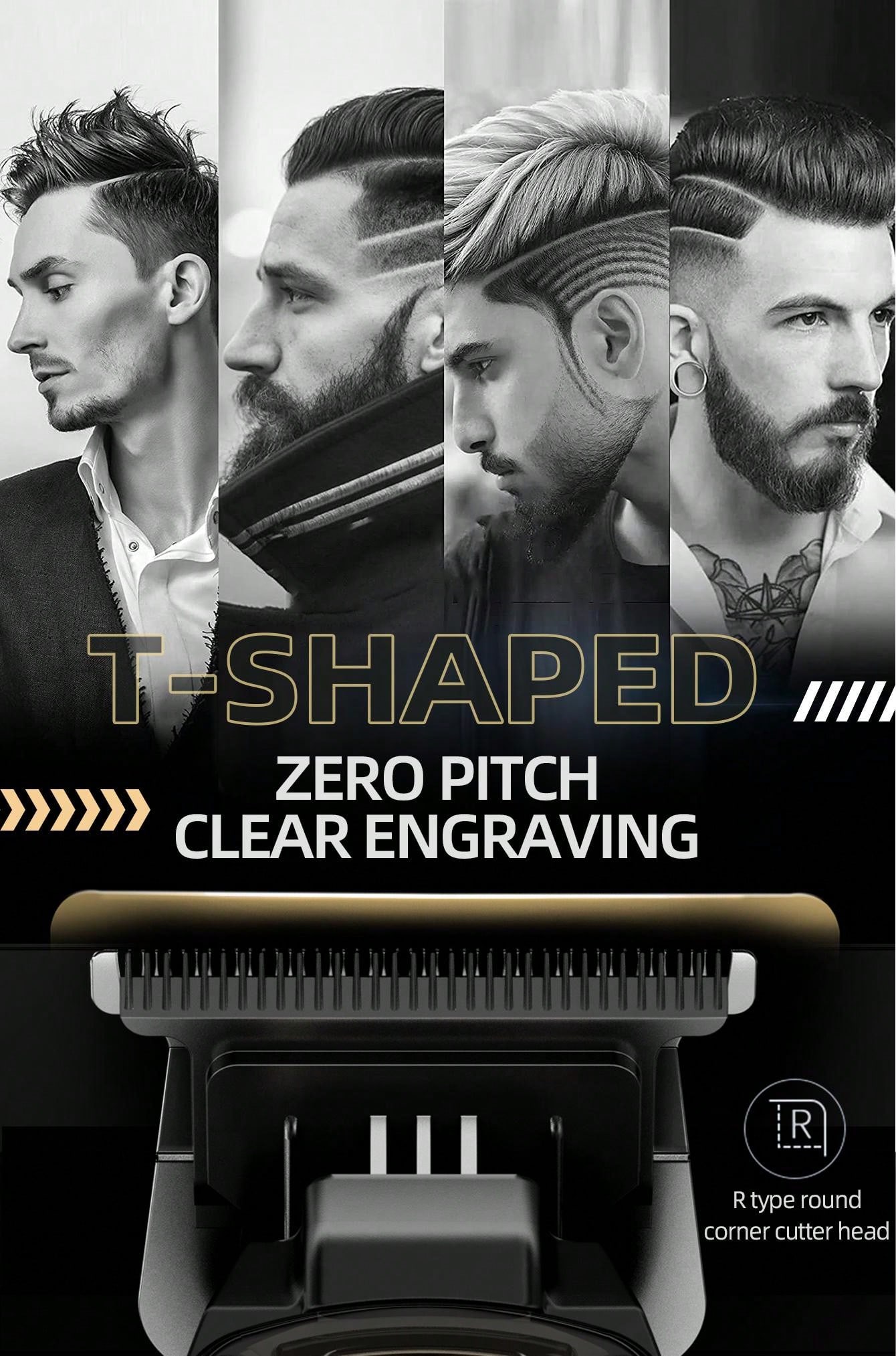 KK314 Hair Clipper For Men, Cordless & Ready For The Holidays!Men's