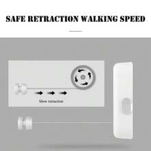 Portable Steel Wire Shrinkable Clothes Drying Line Household Wall Mounted Invisible Clothesline Heavy Duty Clothes Drying Laundry Line For Outdoor Indoor (Shipped In Random Colors) - Multicolor - View 9