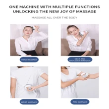 Phong tục Thương hiệu Điện lực Máy mát xa da đầu Hình con bạch tuộc Cái vuốt Nhào Rung động Máy mát xa đầu Mini Có thể sạc lại Máy mát xa Điện lực Máy mát xa da đầu Rồng Hình móng vuốt Cái vuốt Đa chức năng Nhào Máy mát xa - Màu xanh lam - Xem 12