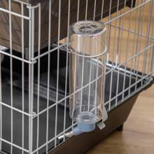 PawHut 2-Tier Mouse Cage, Ferret Cage W/ Dish And Bottle, Ramp, 2 Doors