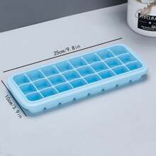 1pc Square 36 Grid Silicone Ice Cube Tray, Creative Jelly Ice Cream Maker Mold For Home Use - Baby Blue - View 13