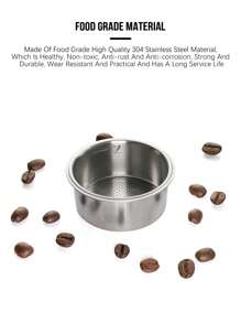 Filtro de café con capacidad para 2 tazas de 51mm, filtro no presurizado para cafetera Breville, Delonghi, Krups y otros productos de café. Accesorio de café y útiles escolares para volver al colegio.