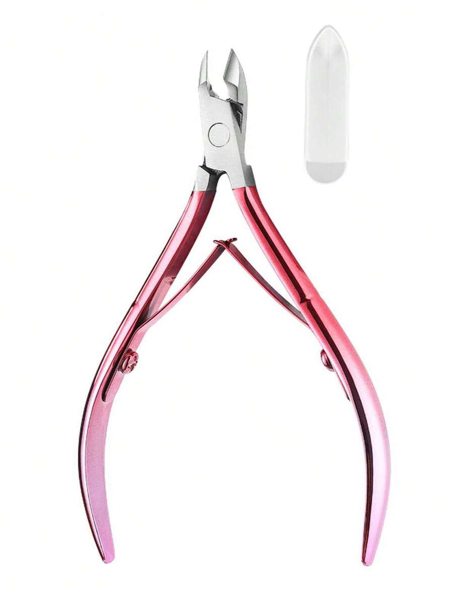 1PC Nail Art Cuticle Scissor Nippers Clipper Dead Skin Remover Cut Plier Manicure Stainless Steel Trimming Pedicure Care Tools - Multicolor - View 1