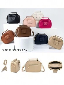 Women Crossbody - 鏽棕色 - 查看 2