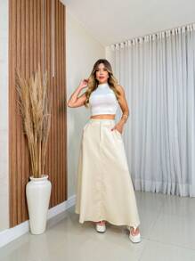 Women Skirts - Beis - Ver 3