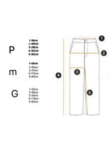Women Pants - 米色 - 查看 5