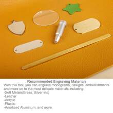 1 Stück Gravierwerkzeug Für Maker 3/maker/venture/explore 3/air 2/air/one, Premium Wolframstahl Gravierklinge Zum Gravieren Von Designs Auf Weichen Metallen, Leder, Acryl, Plastik Und Vielem Mehr