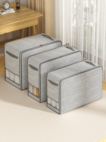1PC Clothing And Pants Storage Bag, Wardrobe Organizing Storage Box, Drawer Style Miscellaneous Storage Box, Flat Bed Bottom Storage Bag, Quilt Large Capacity Storage Bag, Waterproof And Moisture-Proof Fabric, Reinforced Handle, Transparent Window, Home Storage Artifact, Decorations Decor Festival Decor Room Decor Home Decor Bed Room Decor Dress Pants Shoes Jeans Boots Skirt Bedroom, Organizer, Home Storage, White T Shirt Women, Black Pants Women, Ladies Winter Clothes, Dress,