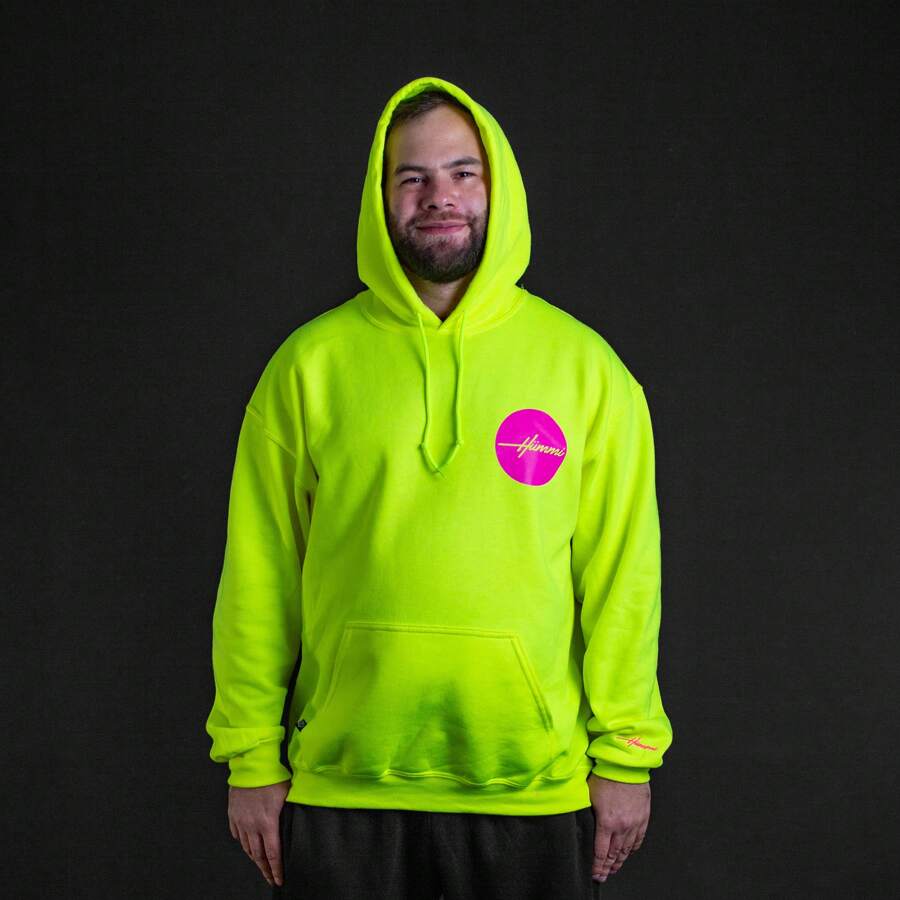 SUDADERA "YELLOW NEON HOODIE" CON CAPUCHA - Amarillo - Ver 1