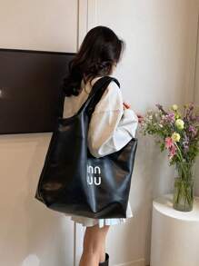 Dedoo 2024新款女士休闲大容量手提包，舒适肩带，便携式腋下通勤包