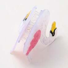 1個女士火烈鳥爪形狀的新穎髮夾,適合春夏,可愛