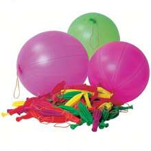 50 piezas, Globos de boxeo coloridos, globos de boxeo resistentes con bandas de goma, decoraciones de cumpleaños, rellenos de bolsas de fiesta, juguetes divertidos para exteriores, recuerdos de fiesta, artículos novedosos, regalo creativo