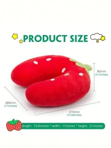 1pc Travel Pillow - Soft Neck Head Chin Support Pillow,Cute Animal,Comfortable In Any Sitting Position For Airplane,Car,Train,Machine Washable,Gift - Multicolor - View 6