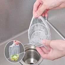 100pcs Kitchen Sink Filter Screens Bathroom Drain Sink Strainer For Dish Washing And Preventing Clogging - White - View 2