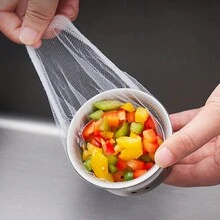 100pcs Kitchen Sink Filter Screens Bathroom Drain Sink Strainer For Dish Washing And Preventing Clogging - White - View 3