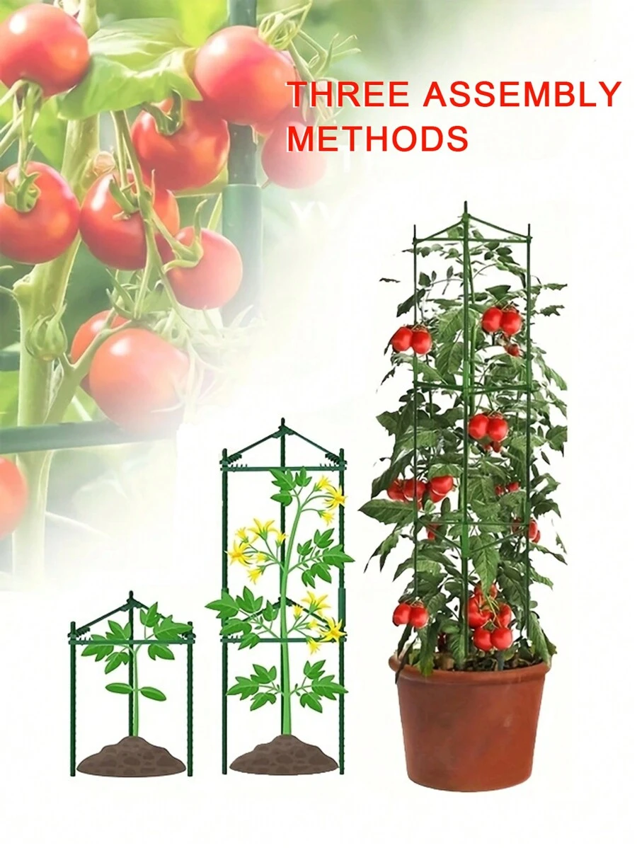 47.24inch Tomato Cages Deformable Plant Supports Tomato Support Garden