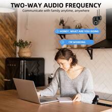 8MP/5MP/3MP/2MP 1080P 高清，双频 2.4G+5G WiFi 或 2.4G WiFi 选项，室外/室内摄像机，无线 WiFi 摄像机，监控摄像机，摄像机，PTZ 摄像机，智能室外/室内 PTZ 监控摄像机 - 黑色 - 查看 6