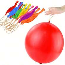 50 piezas, Globos de boxeo coloridos, globos de boxeo resistentes con bandas de goma, decoraciones de cumpleaños, rellenos de bolsas de fiesta, juguetes divertidos para exteriores, recuerdos de fiesta, artículos novedosos, regalo creativo