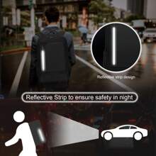 Mochila Viaje Cabina Avion 40x20x30cm Mochila Portatil 15.6" Hombre Grande Mochila Antirrobo Mujer Impermeable Maletas Equipaje de Mano Mochila Escolar - Negro - Ver 7