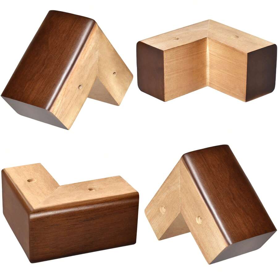 Wooden Bed Riser 3 Inch Sofa Risers For Furniture L Shaped Couch Feet