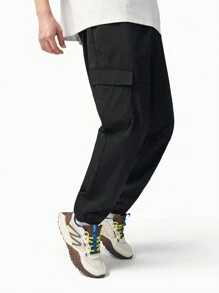 TECTOP Boyfriend Style Men's Outdoor Cargo Hiking Pants Athletic Joggers Pants With 4pcs Zipper Pockets Quick Dry Workout Lightweight