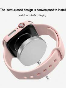 3 件 PC+钢化玻璃一体式智能手表壳，防震休闲保护套，兼容 Apple Watch Series Ultra/SE/10/9/8/7/6/5/4/3/2/1、38/40/41/42/44/45/46/49 毫米、配件 - 3個顏色 - 查看 5