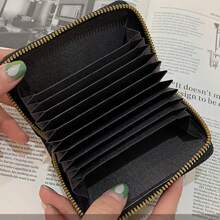 Old Money Buckle Card Holder Slim Bank Card Holder Driver's License Small WalletSimple Light Card Holder Multi-Card Slot Light Card Slot Light Portable Credit Card ID Card White-Collar Female Lady Holiday Anniversary Birthday Gift For Girlfriend