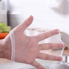 100pcs Kitchen Sink Filter Screens Bathroom Drain Sink Strainer For Dish Washing And Preventing Clogging - White - View 5