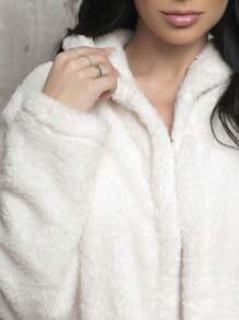 Women Coats - White - View 2