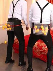 派對、公司活動、年會的搖擺投擲遊戲盒 - 節目喜劇效果,一只下蛋母雞（球和帶子的顏色隨機發送） - 彩色 - 查看 6