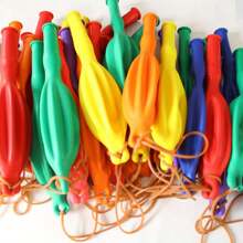50 piezas, Globos de boxeo coloridos, globos de boxeo resistentes con bandas de goma, decoraciones de cumpleaños, rellenos de bolsas de fiesta, juguetes divertidos para exteriores, recuerdos de fiesta, artículos novedosos, regalo creativo