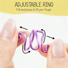 Handmade Adjustable Crochet Tension Ring, Crochet Loop For Yarn Tensioning - Green - View 5