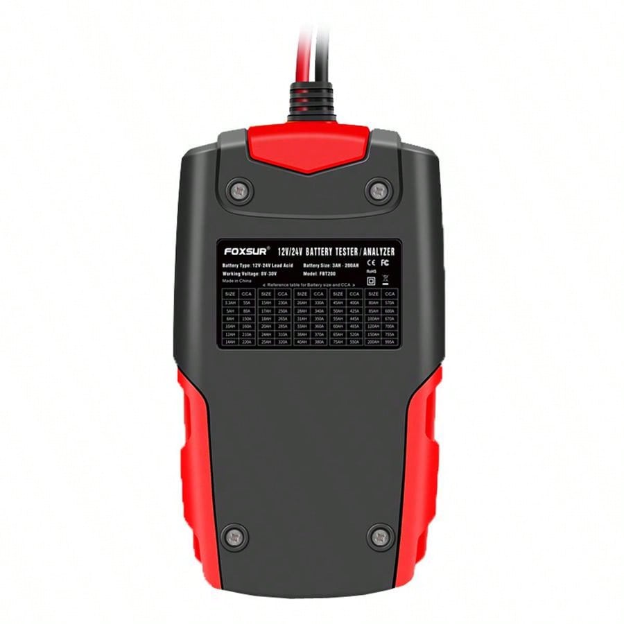 Car Battery Tester Analyzer 12V 24V VRLA GEL AGM Automotive Quick Load