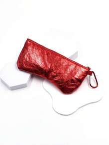 1個多彩皮革拉鍊袋,帶掛鉤眼鏡袋 - 彩色 - 查看 12