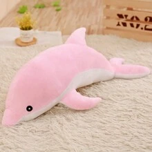 1pc 27-100cm Kawaii Dolphin Plush Toys Cute Dolphin Animal Dolls Dolphin Pillow Stuffed Soft For Birthday Christmas Gift