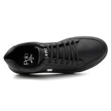 Men's Polo Plus Casual Style Sneakers - Comfortable - 黑色 - 查看 8