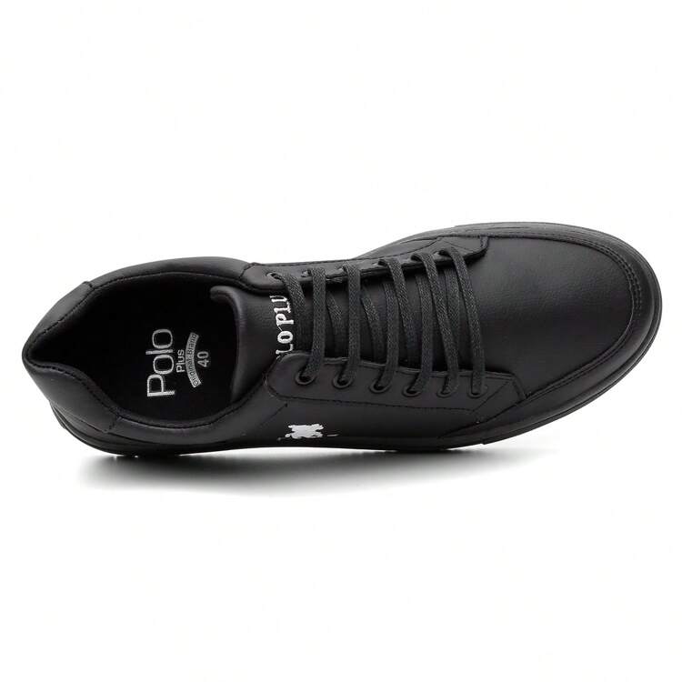 Men's Polo Plus Casual Style Sneakers - Comfortable - 黑色 - 查看 8