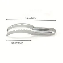 1 件,切割西瓜塊切片機,西瓜水果分割器,不鏽鋼切割西瓜工具,廚房小工具,廚房用品,廚房工具 - 銀色 - 查看 2